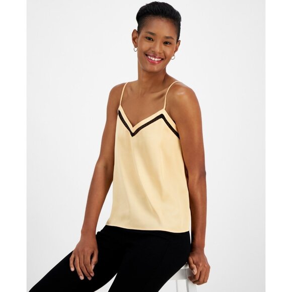 BOSS Orange Women's Berice Lace-Inset Camisole Orange Size XS MSRP $88 - Picture 2 of 3